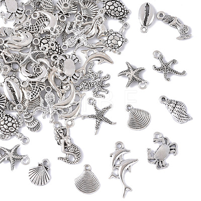 Tibetan Style Alloy Pendants FIND-FS0003-95AS-1