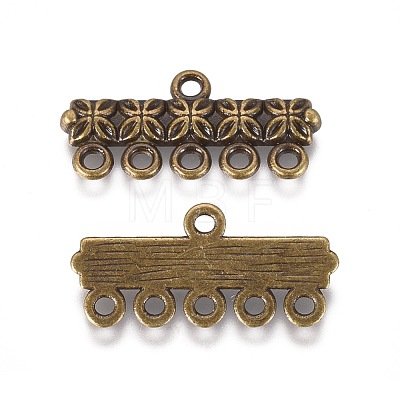 Tibetan Style Alloy Chandelier Components Links MLF0753Y-1