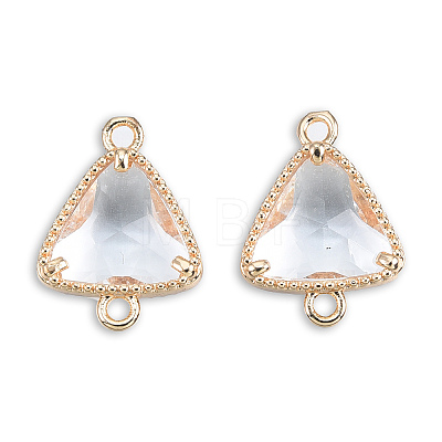 Transparent K9 Glass Connector Charms GLAA-N038-60-F13-1