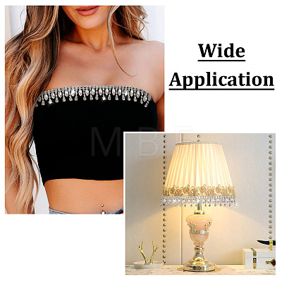 Iron Crystal Rhinestone Cup Chain CH-CW0001-02-1