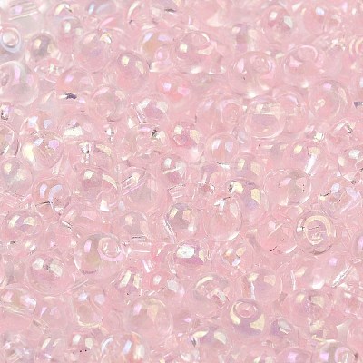 6/0 Inside Colours Glass Seed Beads SEED-A034-03F-1