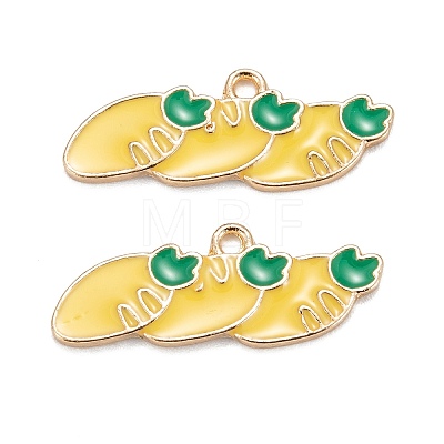 Alloy Enamel Pendants ENAM-O048-04KCG-1