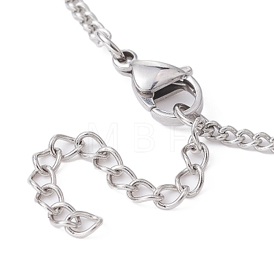 304 Stainless Steel Macrame Pouch Empty Stone Holder for Pendant Necklaces Making NJEW-JN04416-1