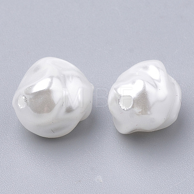 Eco-Friendly Plastic Imitation Pearl Beads MACR-T013-03-1