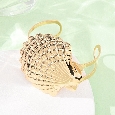 Alloy Cuff Bangles for Women BJEW-Z168-01G-03-1