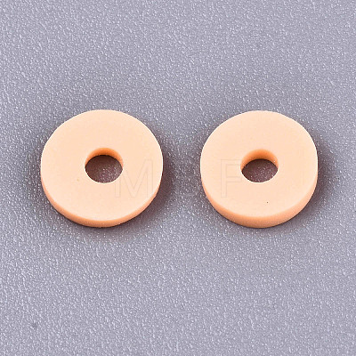 Handmade Polymer Clay Beads X-CLAY-Q251-8.0mm-90-1