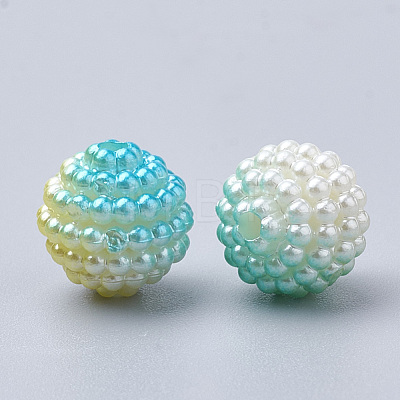 Imitation Pearl Acrylic Beads OACR-T004-10mm-05-1