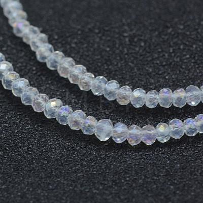 Electroplate Glass Beads Strands EGLA-J144-AB-A01-1
