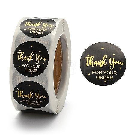 1 Inch Thank You Stickers DIY-P005-D01-1