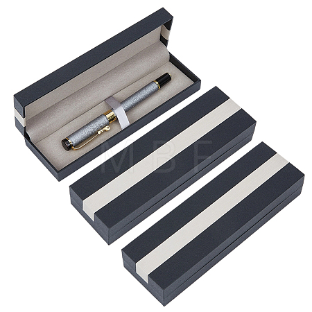 Plastic Pen Gift Packing Boxes CON-WH0001-86A-1