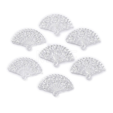 Transparent Acrylic Pendants TACR-A004-07A-02-1