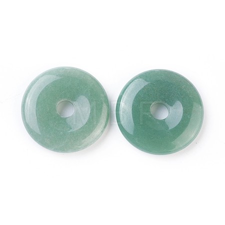 Natural Green Aventurine Pendants G-F639-03B-1