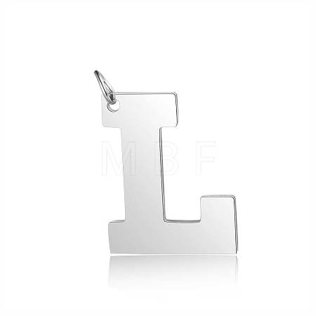 Tarnish Resistant 201 Stainless Steel Pendants STAS-S105-T585S-L-1
