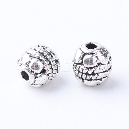Tibetan Style Alloy Spacer Beads LS-X-TIBE-Q063-43AS-RS-1