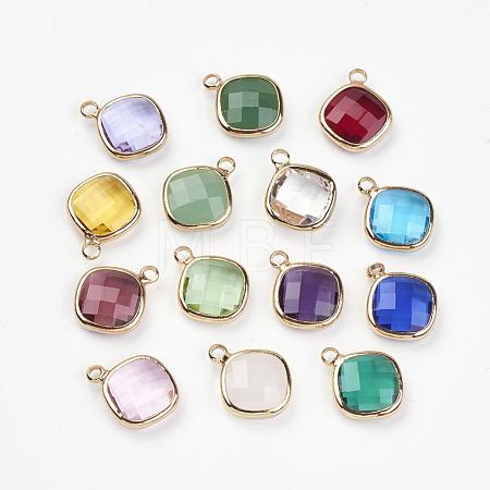 Glass Charms GLAA-E025-12-1