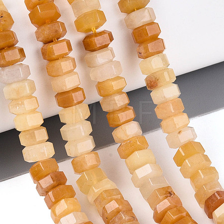 Natural Topaz Jade Beads Strands G-N357-14A-13-1