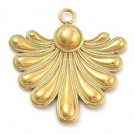 Ion Plating(IP) 304 Stainless Steel Pendants STAS-P379-02D-G-1