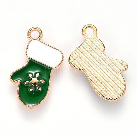 Alloy Enamel Pendants ENAM-S121-017B-1