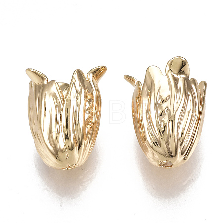 Brass Bead Caps X-KK-S350-154G-1