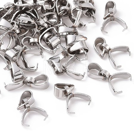 Tarnish Resistant 304 Stainless Steel Ice Pick Pinch Bails STAS-R182-03-1