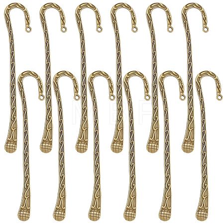12Pcs Alloy Hair Sticks MRMJ-SC0001-65-1