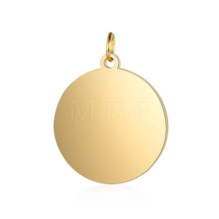 Ion Plating(IP) 304 Stainless Steel Pendants X-STAS-I311-33H-G-1