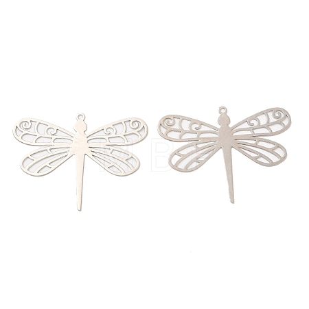 Long-Lasting Plated Brass Filigree Pendants KK-K336-34P-1