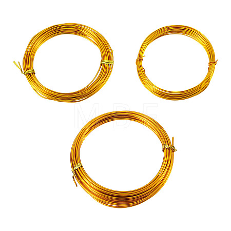 3 Rolls 3 Styles Round Aluminum Wire AW-TADJ0001-03C-1