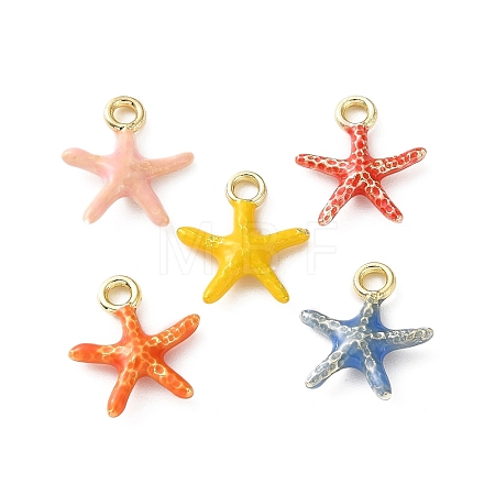 Alloy Enamel Pendants AL-CBA3844-02D-G-1