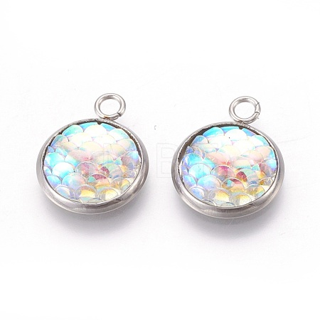 Resin Pendants RESI-L024-09-1