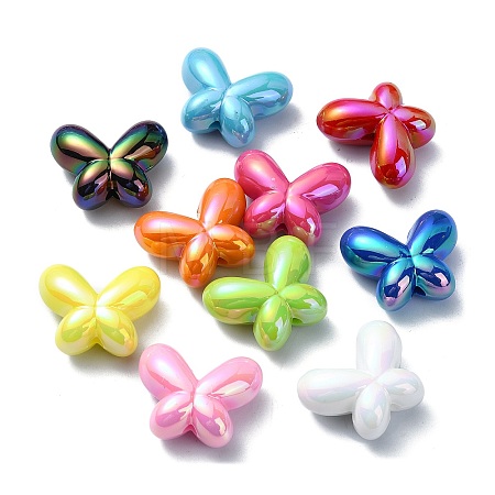 Opaque Acrylic Beads OACR-E033-15-1
