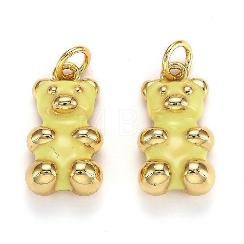 Real 18K Gold Plated Brass Pendants KK-L206-001A-G-1