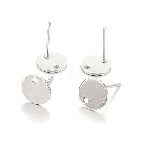 304 Stainless Steel Stud Earring Findings STAS-P210-48S-02-1