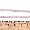 Natural Kunzite Beads Strands X-G-G343-B04-3mm-5