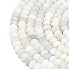 Natural White Crazy Agate Beads Strands G-P575-A04-6x4mm-03-3