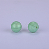 Round Silicone Focal Beads SI-JX0046A-121-2