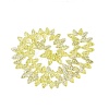 Electroplate Transparent Glass Beads Strands EGLA-N056-03A-03-2