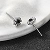 304 Stainless Steel Stud Earrings EJEW-F361-20P-5