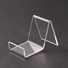 (Defective Closeout Sale: Cracksin the Bending Position) Transparent Acrylic Shoes Display Stands ODIS-XCP0001-13-2