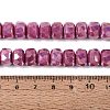 Anti-Tarnish Electroplate Glass Beads Strands GLAA-T025-10mm-11I-2