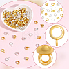 120Pcs 2 Colors Tibetan Style Alloy Rondelle Tube Bails FIND-PA0001-48-6