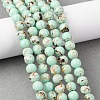 Sea Shell and Synthetic Turquoise Assembled Beads Strands G-G758-07-6mm-5