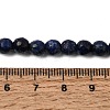 Natural Dyed Lapis Lazuli Beads Strands LS-G-G059-6mm-7
