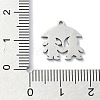 Non-Tarnish 304 Stainless Steel Charms STAS-C097-32P-3