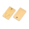 304 Stainless Steel Pendants SA-CBA1839-21G-V-2