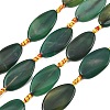 Natural Banded Agate Beads Strands G-F825-H01-01B-2