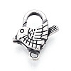 925 Sterling Silver Lobster Claw Clasps STER-T009-28AS-1