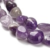 Natural Chevron Amethyst Beads Strands G-P497-01E-84-4