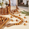 120Pcs Pinewood Large Hole European Beads WOOD-OC0003-81B-5