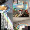 Gorgecraft Waterproof PVC Colored Laser Stained Window Film Adhesive Stickers DIY-WH0256-037-7